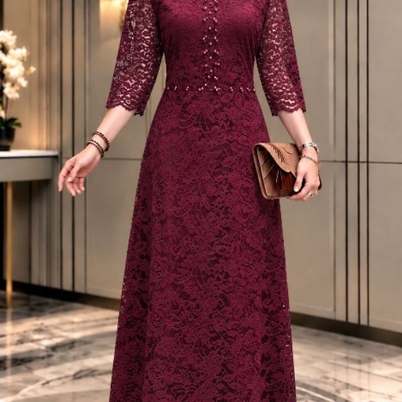 SABRINA BROCADE DRESS / WEDDING DRESS