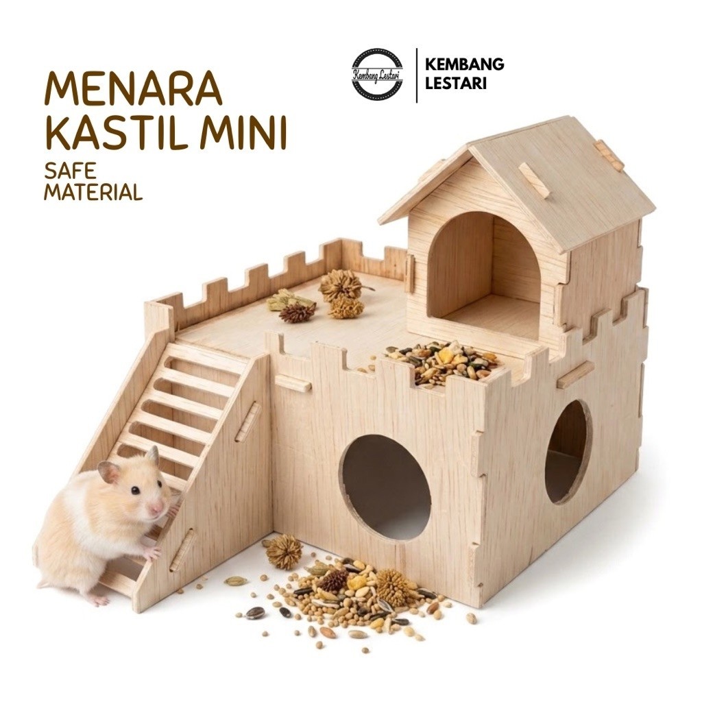 HAMSTER HOUSE HAMSTER CASTLE HAMSTER TUNNEL ANTI-NAIL