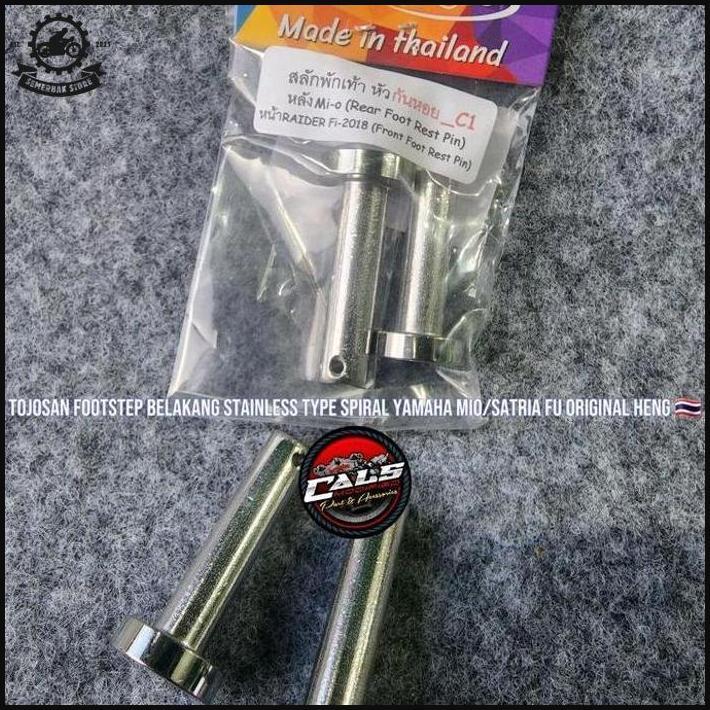Tojosan Rear Step Mio / Satria Fu F1 Stainless C1 Heng Thailand