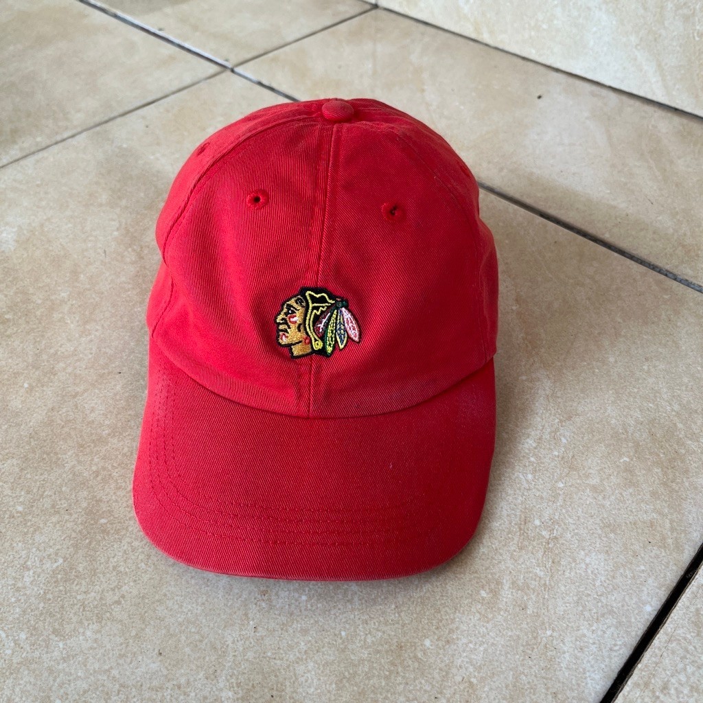 MERAH Adidas x nhl หมวกสีแดง