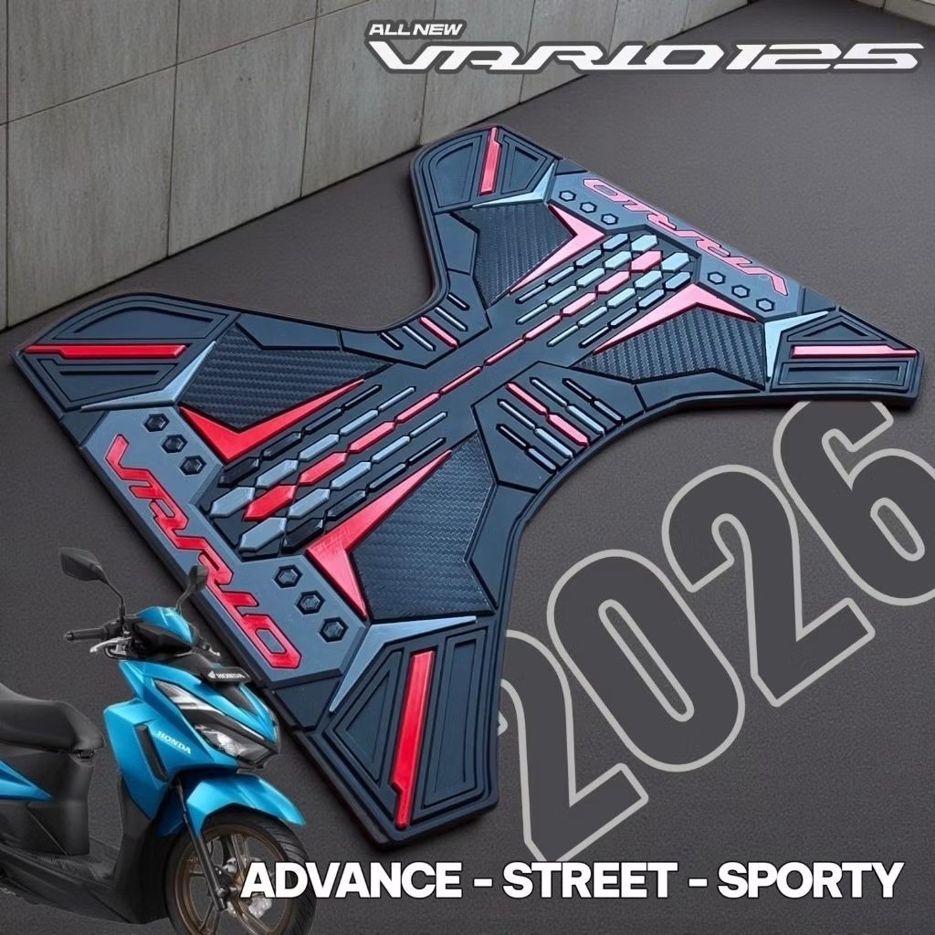 Vario 125 ใหม่ 2026 พรม Vario 125 พักเท้า Vario 125 2026 ยางพรีเมี่ยม