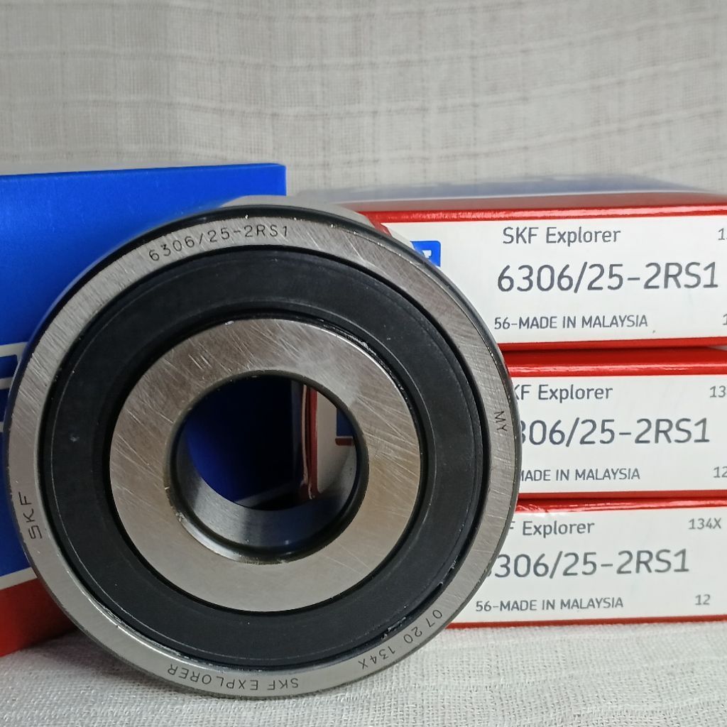 แบริ่ง 6306 2RS 25mm SKF . 25x72x19 HEAVY EQUIPMENT DYNAMO. มาเลเซีย