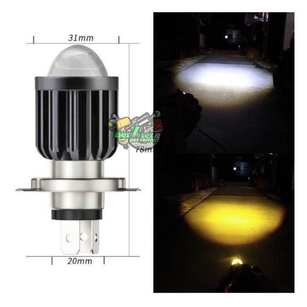 ไฟหน้ารถรถจักรยานยนต์ H-4 Laser D2 2 สีสีขาว/เหลืองและขาว/ขาว Dc-D2-H4 ราคาหน่วย