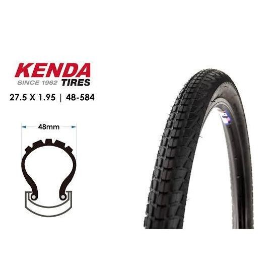 KENDA KOMFORT 650B K841A K-841A 27.5 x 1.95 ยางสีดํา