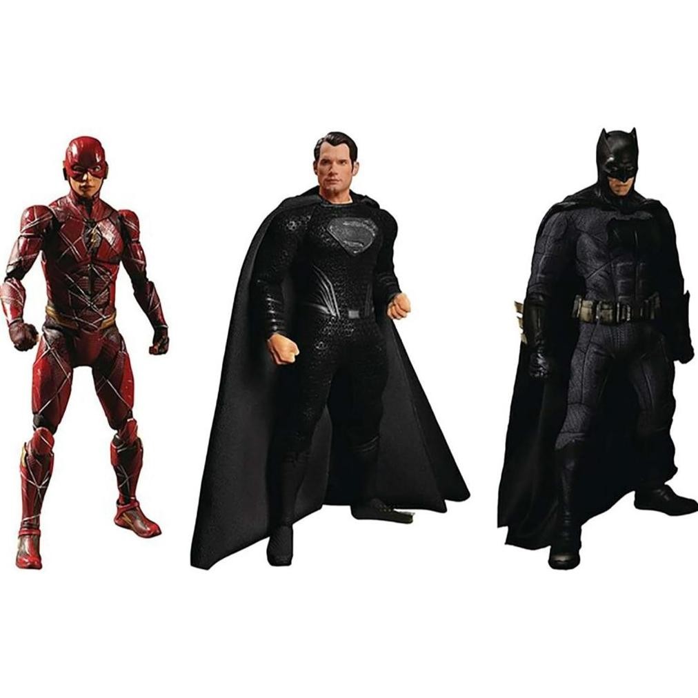 MEZCO ZACK SNYDERS JUSTICE LEAGUE 1/12 DELUXE STEEL BOX SET 15-17CM FIGUREN ผลิตภัณฑ์ดั้งเดิม