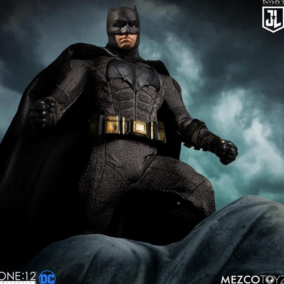 MEZCO ZACK SnyderS JUSTICE LEAGUE 1/12 DELUXE กล่องเหล็กชุด 15-17 ซม.รูปผลิตภัณฑ์ต้นฉบับ