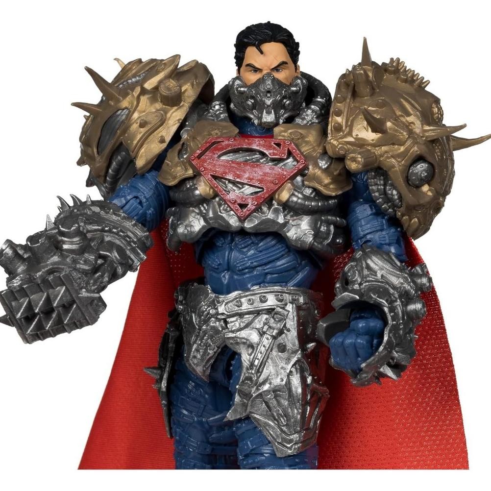 MCFARLANE ของเล่น DC DIRECT PAGE PUNCHERS SUPERMAN ACTIONFIGUR MIT SUPERMAN-COMIC, 17.8 ซม. ต้นฉบับ