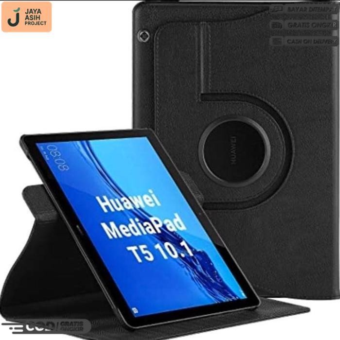 เคสโรตารีแบบฝาพับคุณภาพ Huawei Tab T5 10 Premium