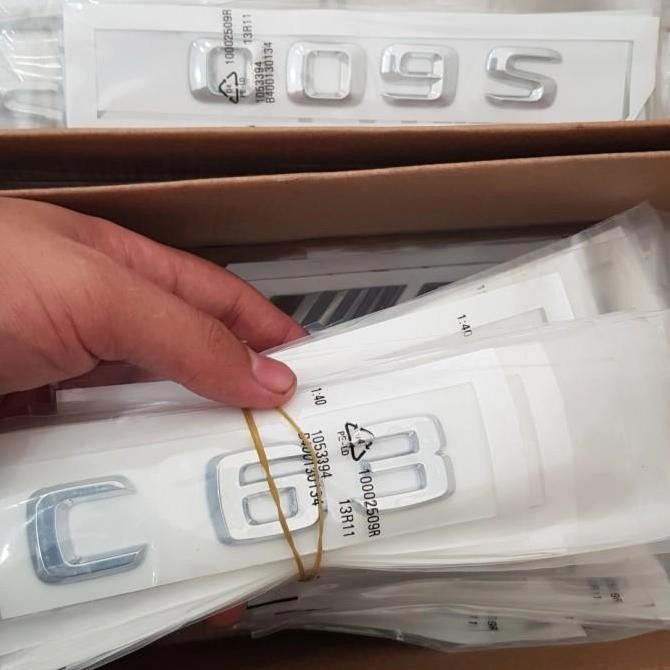 Mercedes Benz C63 Trunk Emblem C63 Writing Emblem C63