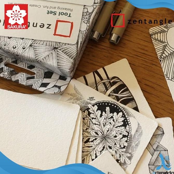 SAKURA ZENTANGLE DRAWING PEN SET PIGMA MICRON ORIGINAL และ TRUSTED DRAWING PEN