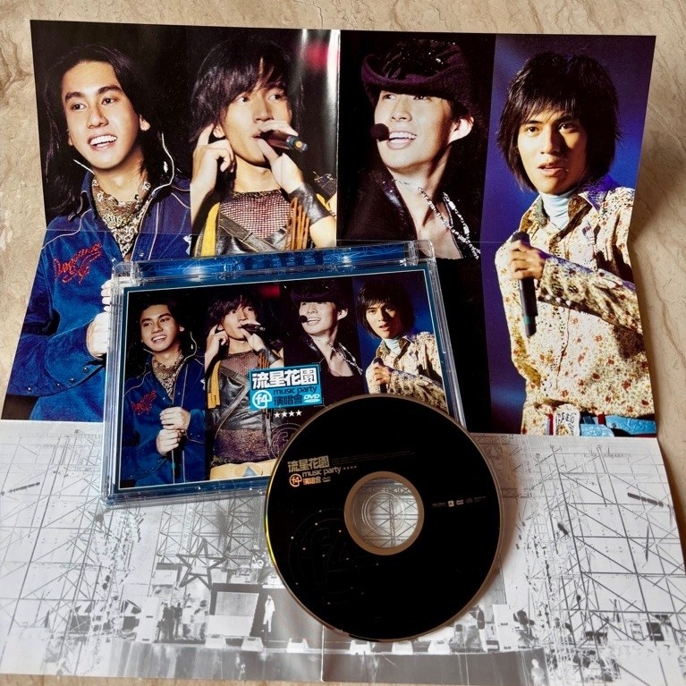 F4 Music Party DVD Concert Bonus โปสเตอร์นําเข้าไต้หวัน Jerry Yan Vic Chou Vanes Wu Ken Chu