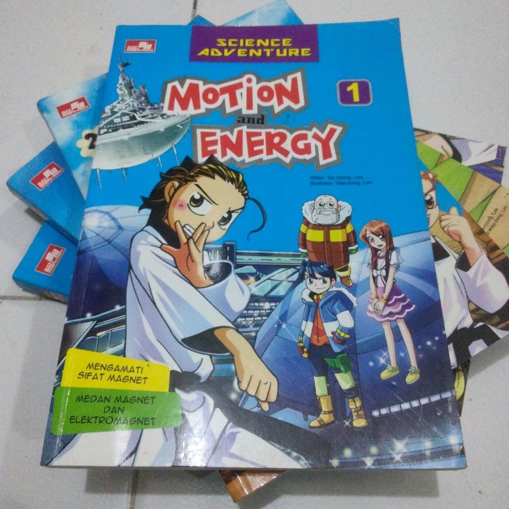Science Adventure Motion And Energy Comic 1-4