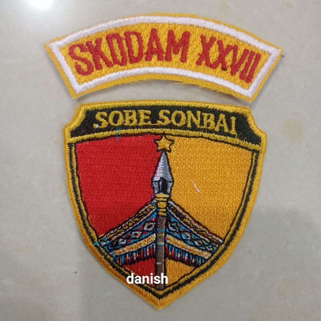 BET EMBROIDERY โลโก้ SYMBOL PDH KESDAM XXVII SOBE SONBAI,SKODAM XXVII SOBE SONBAI PDH