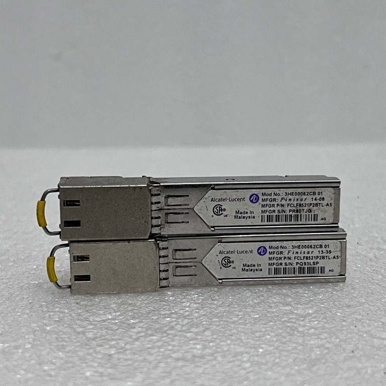 Alcatel-Lucent SFP ถึง RJ45 1.25G 1000BASE LAN ไฟฟ้า Universal SFP RJ45 1Gbps