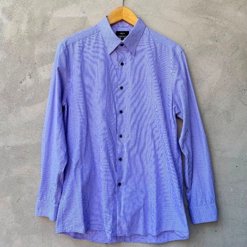 KEMEJA G2000 เสื้อเชิ้ตผู้ชายทรงเข้ารูป L