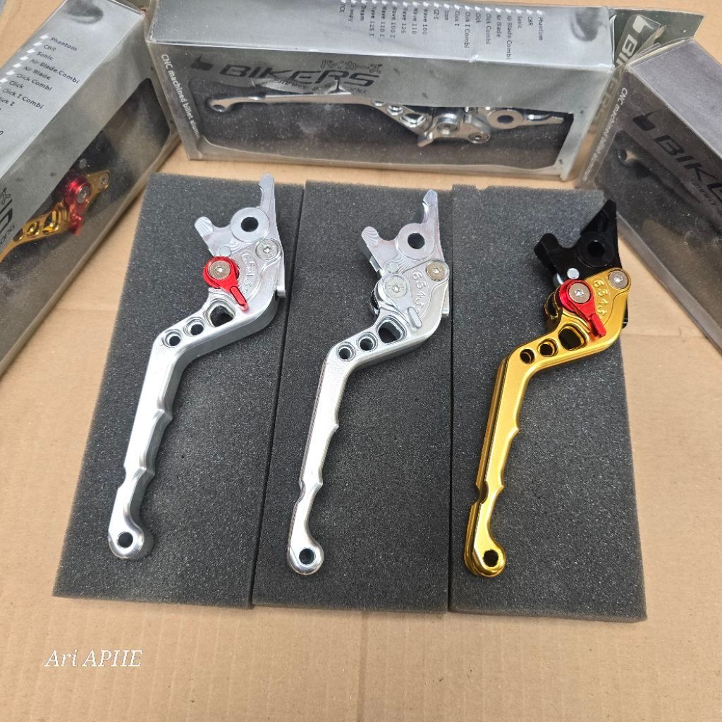 มือเบรค billet BIKERS Thailand CNC honda Wave SUPRA X 125 Karisma Kirana Supra fit new Revo