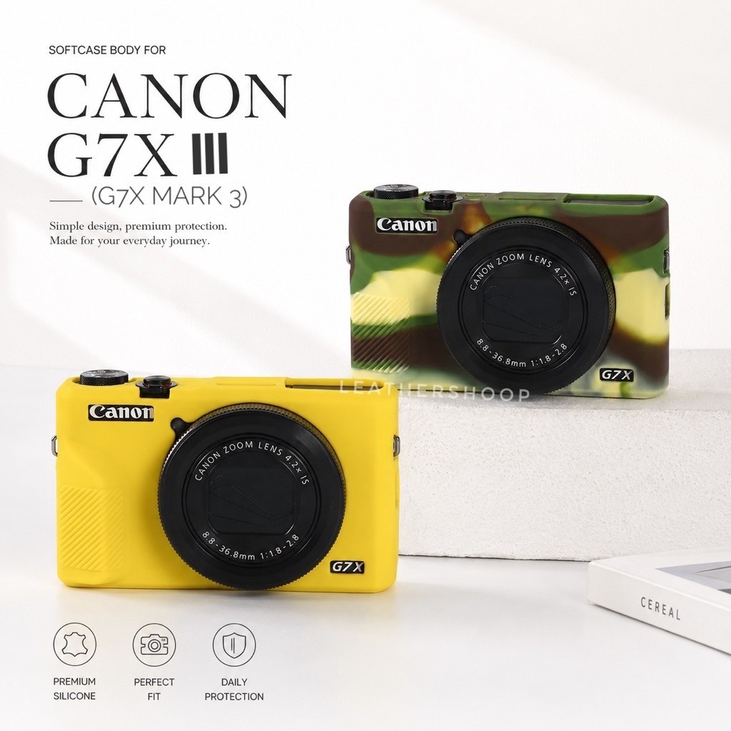 ฝาครอบตัว Canon G7X3 G7XIII G7X Mark 3 Softcase