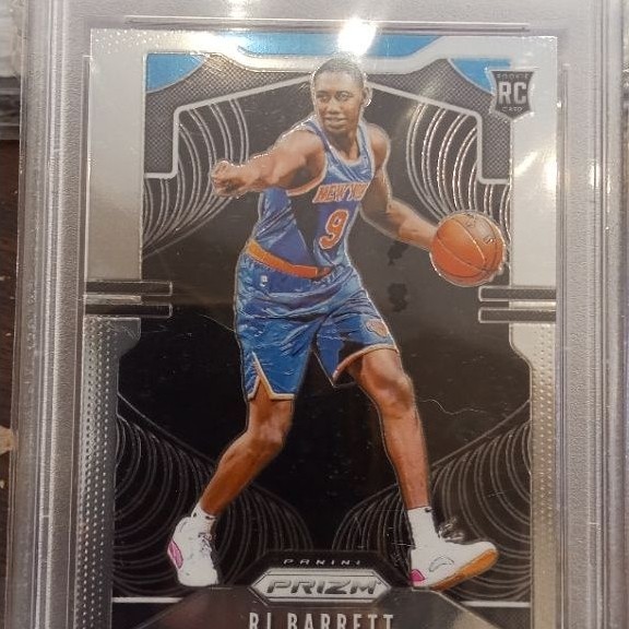 RJ BARRETT PANINI PRIZM 2019 PSA 9