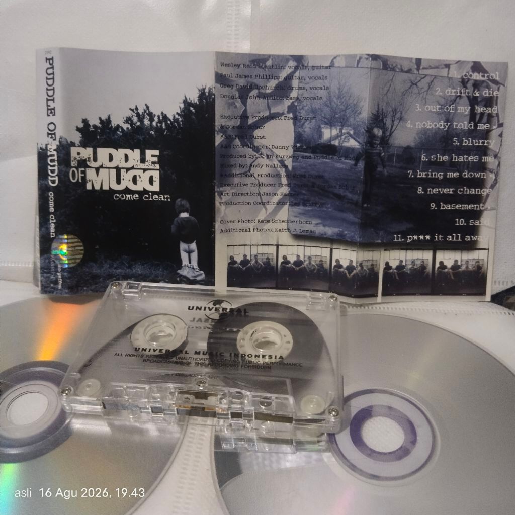 Puddle of mudd เทปคาสเซ็ท // มาสะอาด