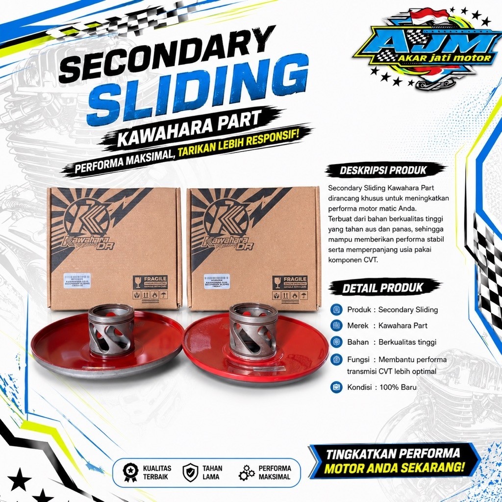 Kawahara Cvt มัธยม Pully สําหรับ Mio Nmax Aerox