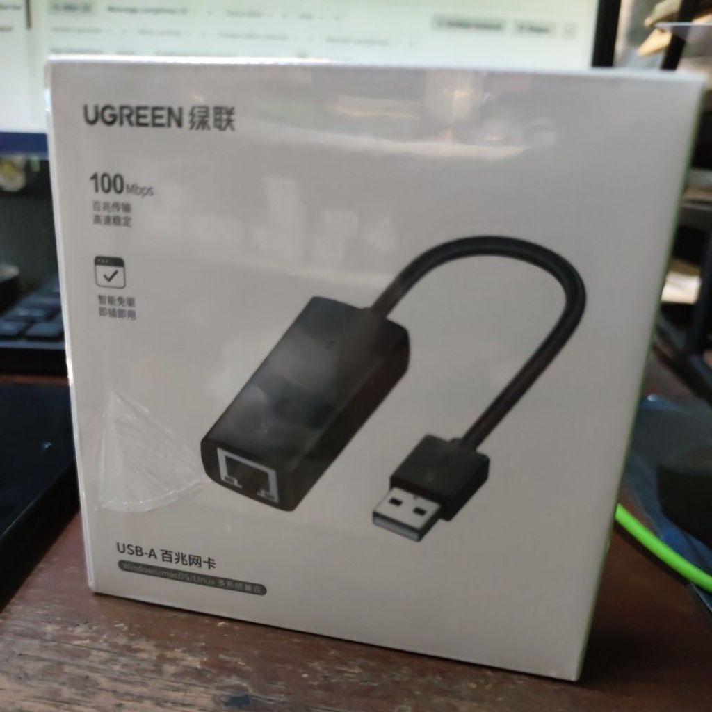 อะแดปเตอร์ LAN เป็น usb Ugreen 15633
