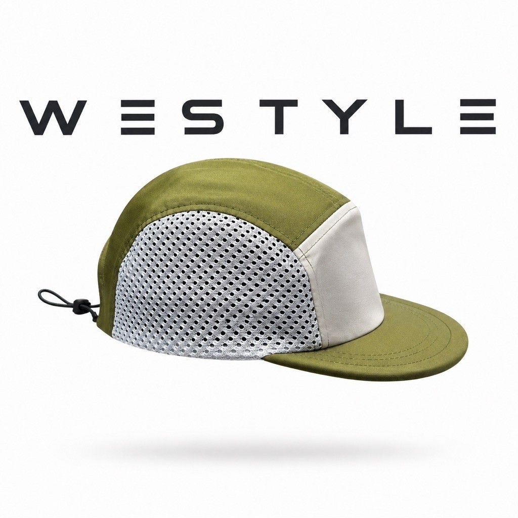 WESTYLE JN Mesh 5-Panel Running Cap – Breathable Unisex Outdoor Jogging Running Cap