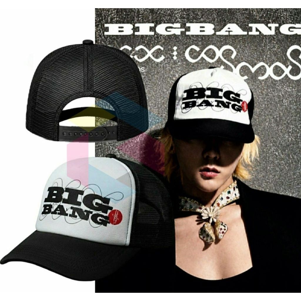BIGBANG NET TRUCKER หมวก 20TH ANNIVERSARY CAP BIIIGBANG COSMOS XX CONCERT WORLD TOUR 2026 OUTFIT NOB
