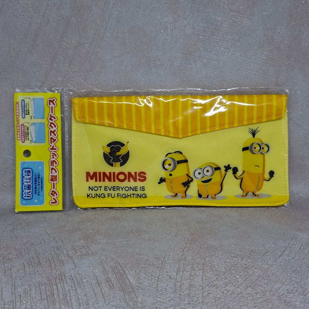 K Company Minions Fever Letter Flat Mask Case Kung Fu MNO-S2LM-KF