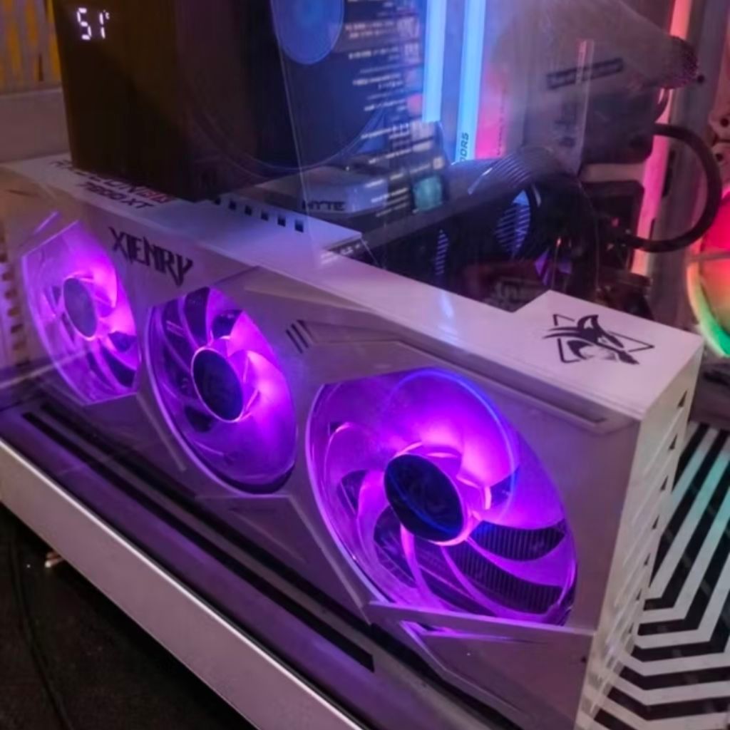 ฝาครอบ gpu แนวตั้ง 3 แบบกําหนดเอง