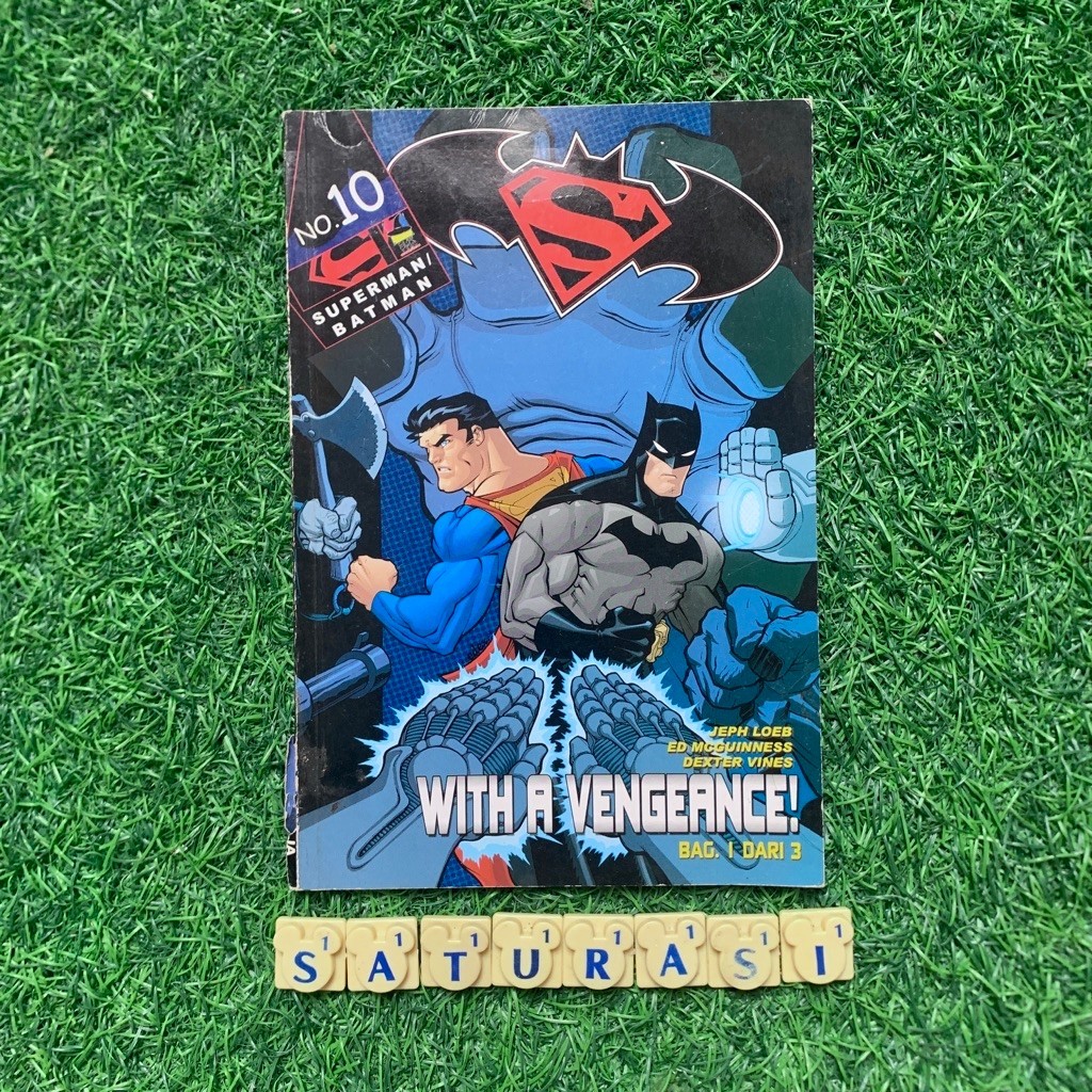 (Preloved Saturation) Superman Batman Comic: พร้อม Vengeance! - การ์ตูน