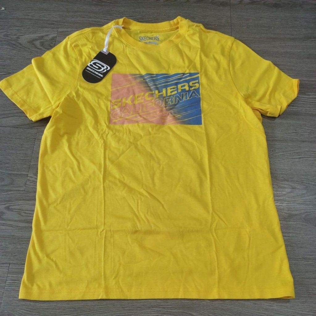 S Men Tshirt สีเหลือง