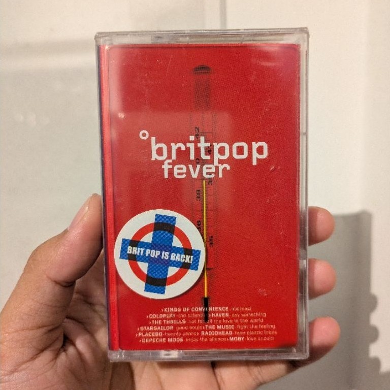 (สต็อกเก่าใหม่) Britpop Fever Compilation Kings of สะดวก, Coldplay, การโจมตีครั้งใหญ่, โหมด Depeche,