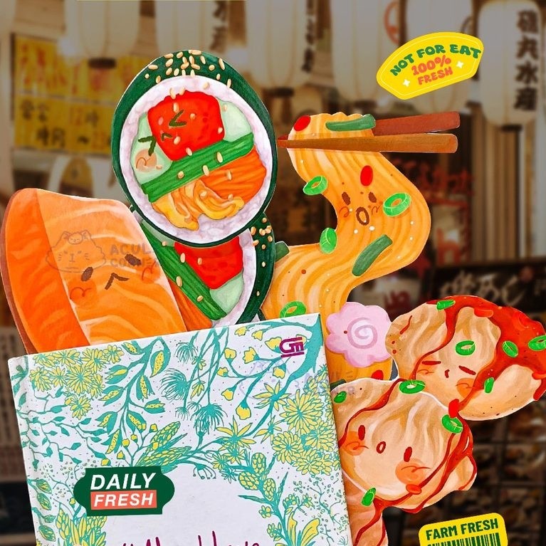 ACULE CORNER - Biggie Foodie Bookmark