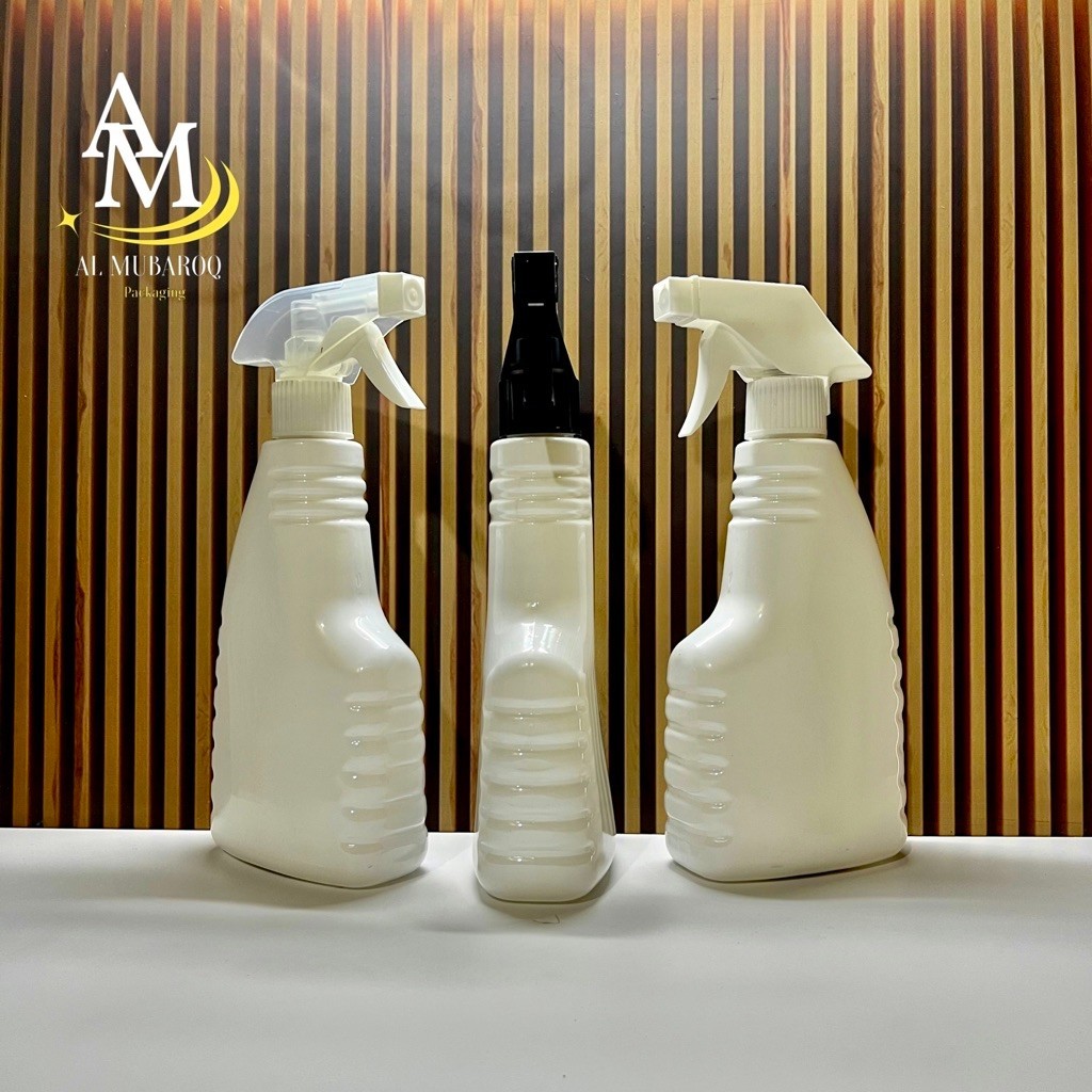 KISPRAY BOTTLE 450ML สีขาว PET KISPRAY CAP กล่องตัวแปร 450ML สีขาว