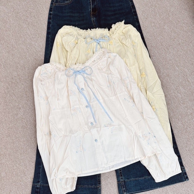 เสื้อเบลาส์ปักเชือก K456 4/9 fh