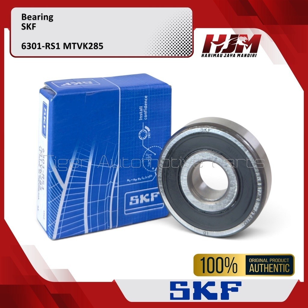 แบริ่ง SKF Blue Box 6301-RS1 MTVK285 Original - Lahar 6301 RS - Kolahar Laher Laker