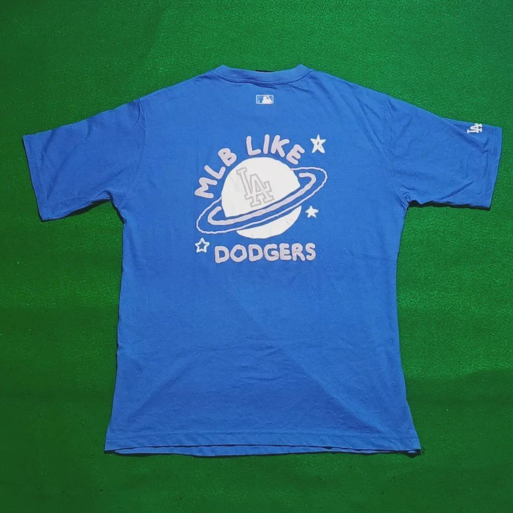 เสื้อยืดโลโก้ใหญ่ Mlb dodgers