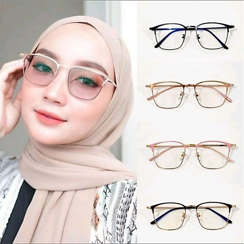 FRAME 2047 TITANIUM IRON GLASSES PHOTOCHROMIC เลนส์บลูเรย์