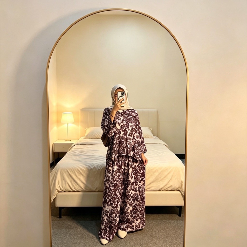 BENKA- AMARA ONE SET RAYON JUMBO LD 130