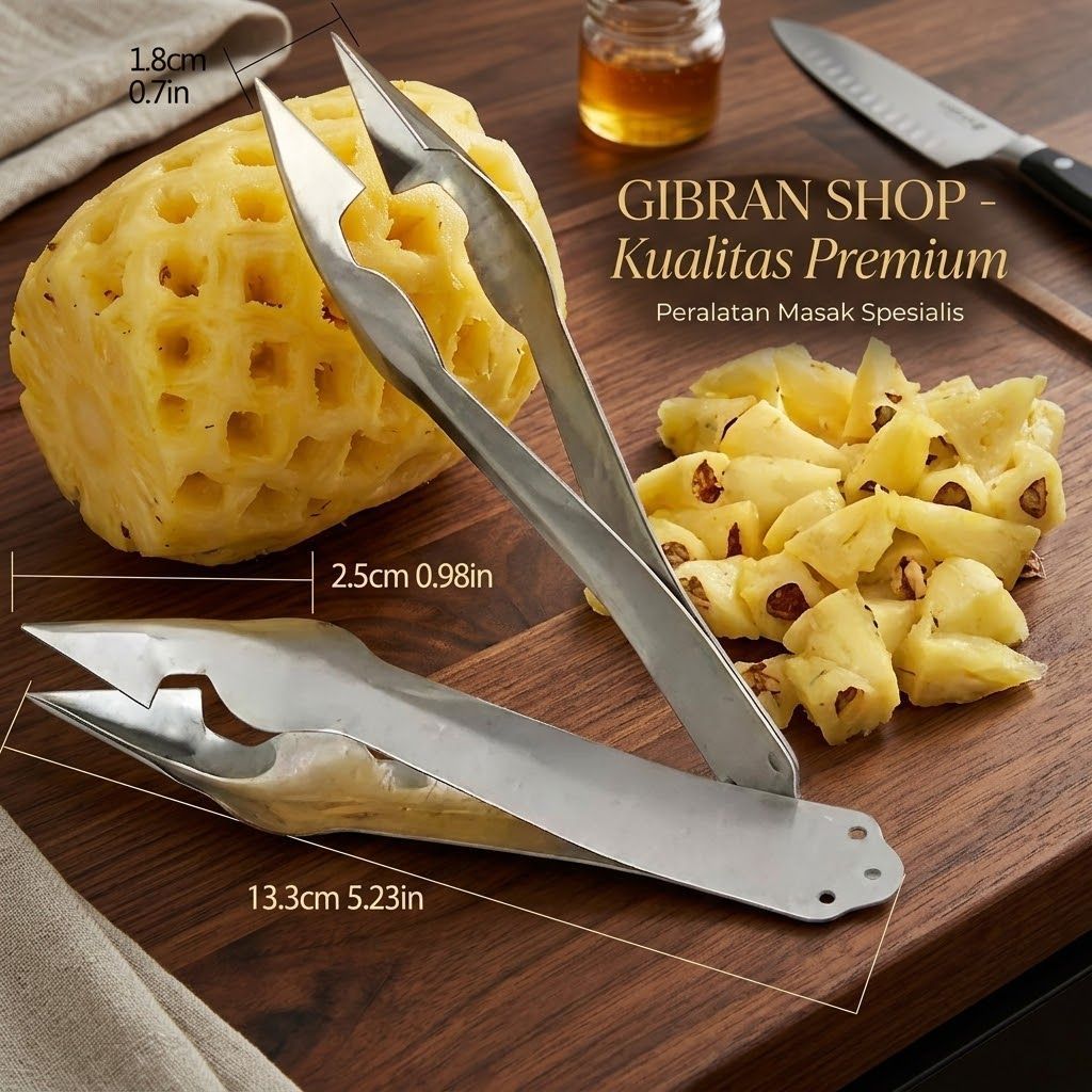 MATA PINEAPPLE EYE PEELING TOOL, Pineapple EYE CLAW, STAINLESS STEEL PINEAPPLE TWEZERS