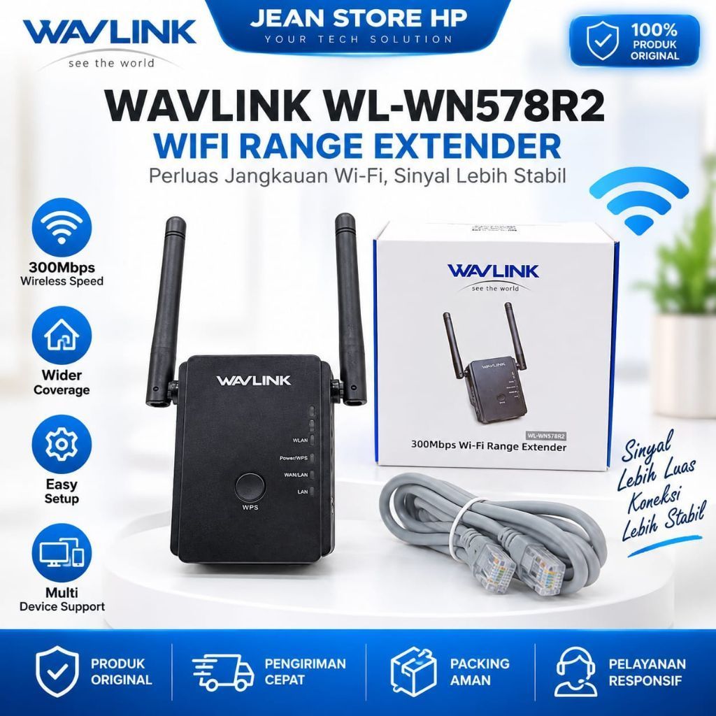 WAVLINK WL-WN578R2 WIFI RANGE EXTENDER