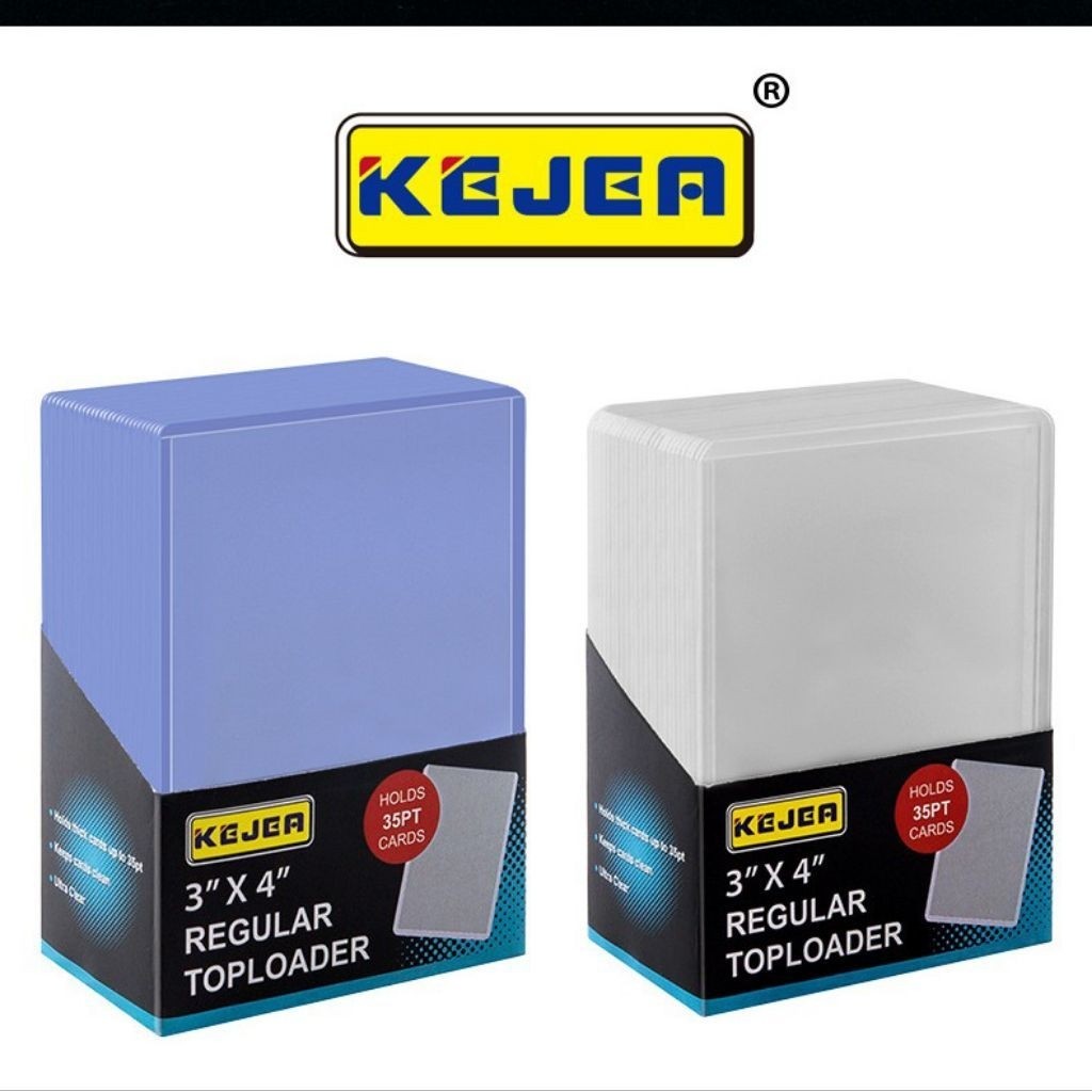 [25 แผ่น] RIMURAI x KEJEA Toploader Regular Card 3 x 4 นิ้ว Regular Toploader สําหรับ 35PT การ์ด Pok
