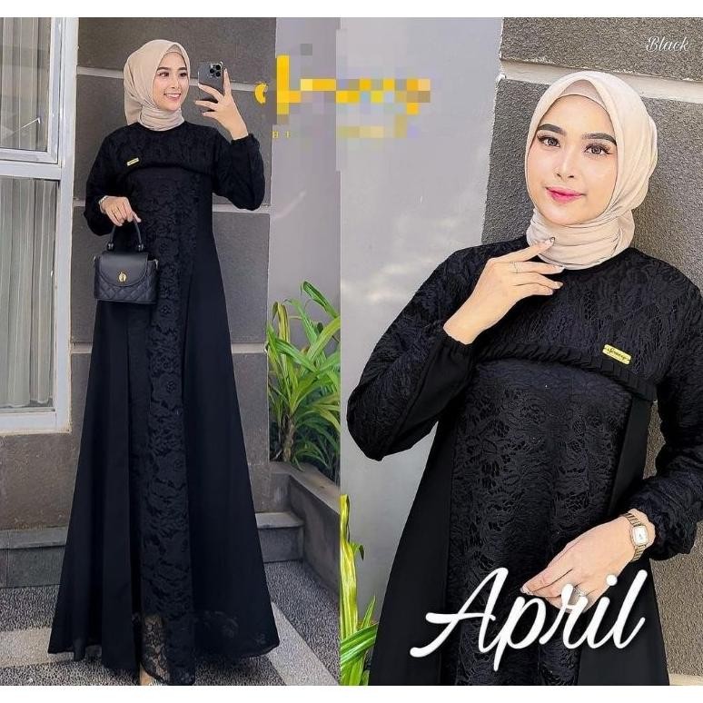 Bf888S ล่าสุดชุดเดรสผ้าจัมโบ้ขนาด L Xl Xxl 3L 5L สีดําชุดแฟชั่นมุสลิม Ex45