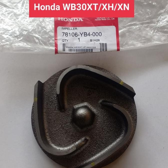 NEW Honda 3" WB30XT WB30XN ใบพัดพัดลมปั้ม รุ่นเกลียวเดิม