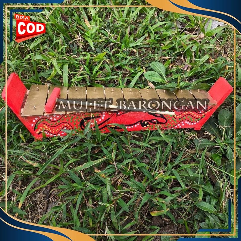 Best Gambang Xylophone ของเล่นเด็ก Saron เครื่องดนตรีแบบดั้งเดิม 10Bar Viral อินเทรนด์ล่าสุด 2025 IA