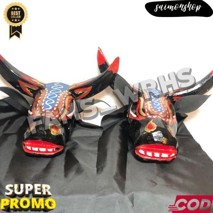 วัวเด็กลายแบบดั้งเดิมทําจากไม้เนื้อแข็ง Af 1