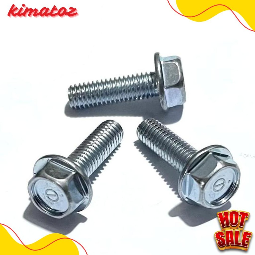 Independence Flange Bolt M6X20 Key 10 / Flange Bolt M6X20 / สลักเกลียวไอเสีย M6X20 Key 10 / Original