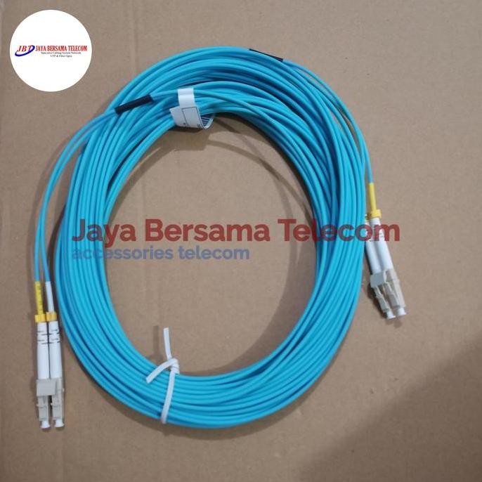 DI100 >> สายแพทช์ Fo OM4 LC-LC Duplex Multimode OM4 LSZH Cable 2mm 50/125um ความยาว 10 เมตร