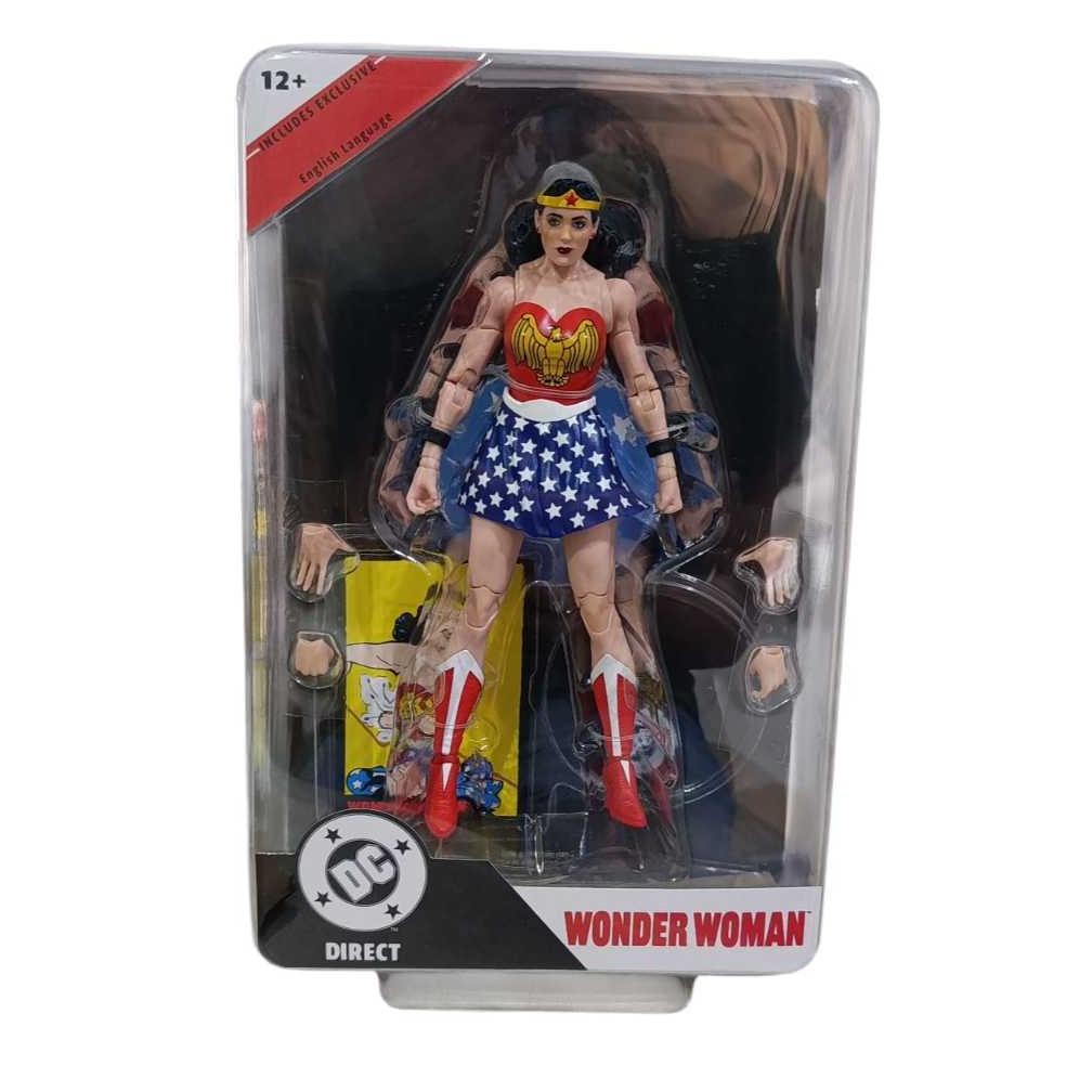 MCFARLANE ของเล่น WONDER WOMAN (DC PAGE PUNCHERS: WONDER WOMAN 1) 7" รูปไม่รวมของเล่นและ HOBBY COLLE