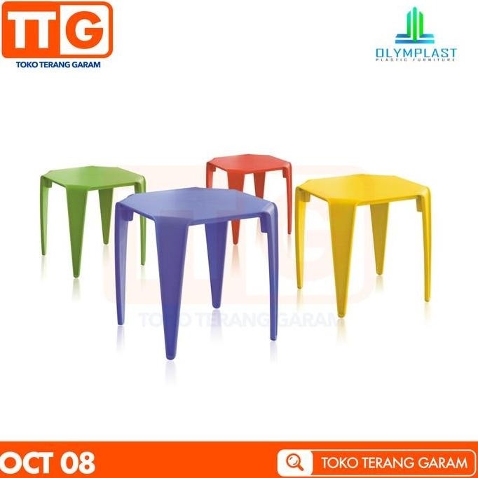 OLYMPLAST โต๊ะเรียนพลาสติก / โต๊ะกาแฟเด็ก OCT - 08
